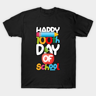 100 Days of School Teacher Student T-Shirt